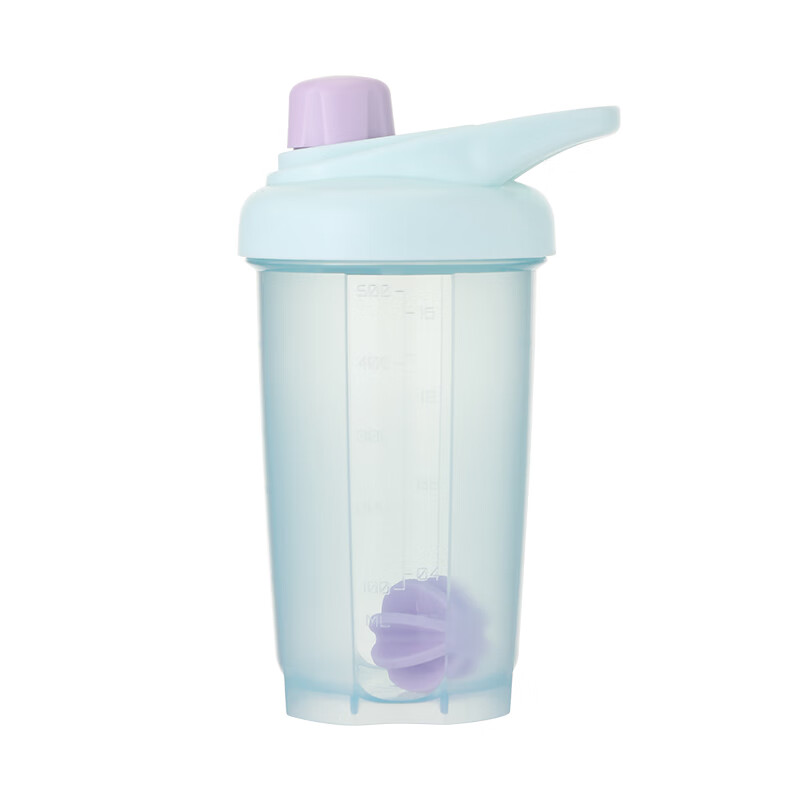 乐扣乐扣（locknlock）运动摇摇杯蓝色560ml便携密封防漏标准刻度高颜值水杯HAP537MITFU