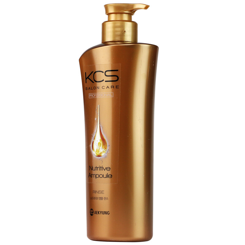 爱敬KCS深层滋养润发乳600ml 沙龙多效护理(护发素发膜 改善毛发损伤)