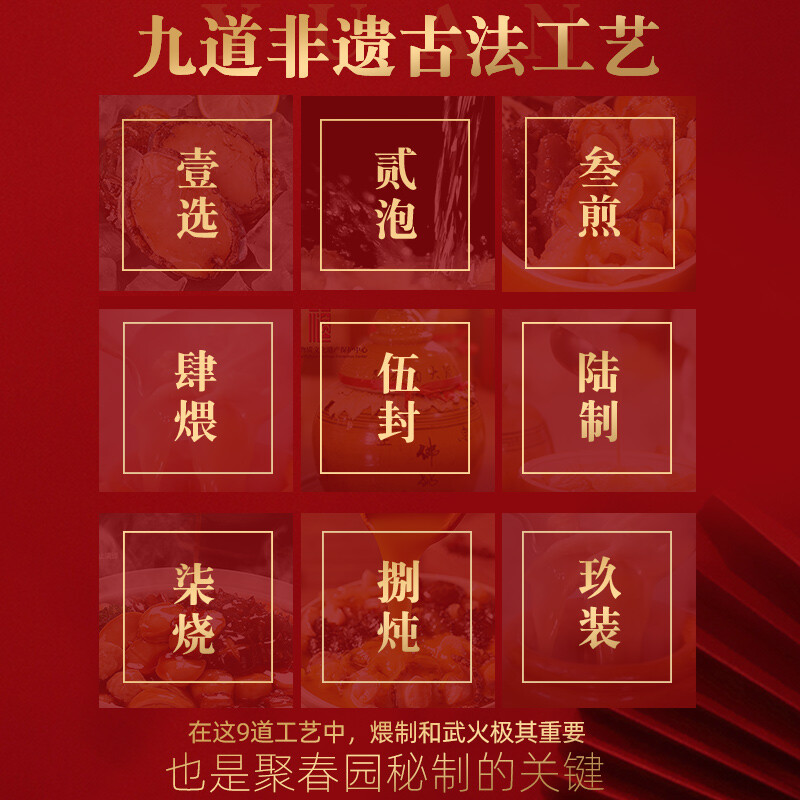 聚春园福州正宗佛跳墙230g*6罐 高档礼盒加热即食家宴鲍鱼海鲜年货送礼