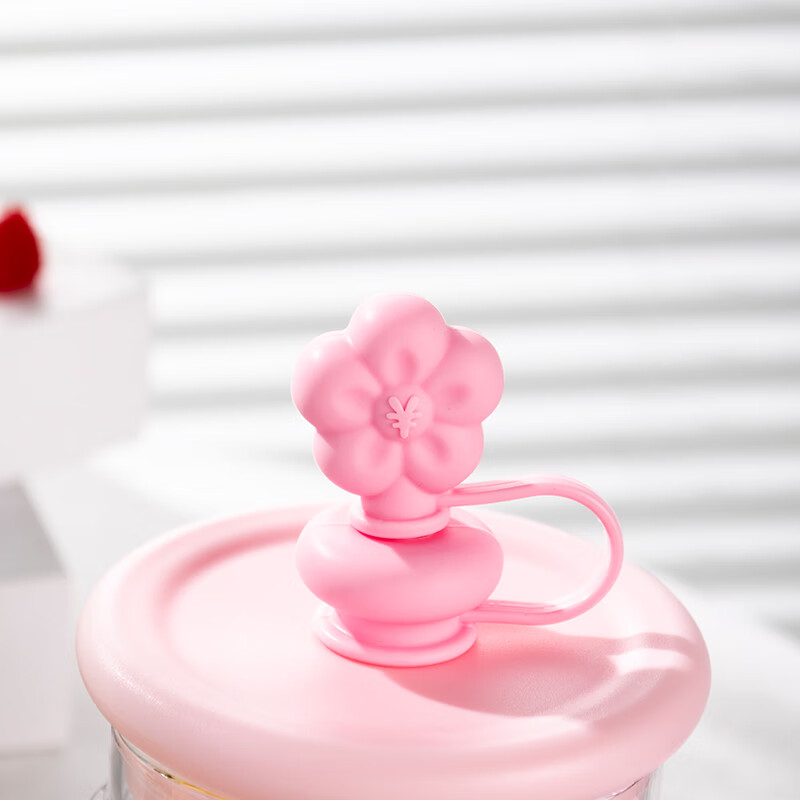 山重山玻璃杯女生高颜值水杯泡茶杯原创大容量吸管杯夏季新款大肚杯3001 【熊猫】有钱花杯860ml