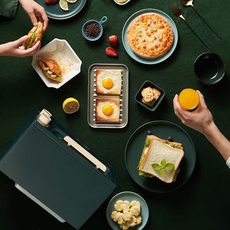 小熊（Bear） 电烤箱迷你烤箱多用10L家用容量独立控温控时烘烤 DKX-F10H2