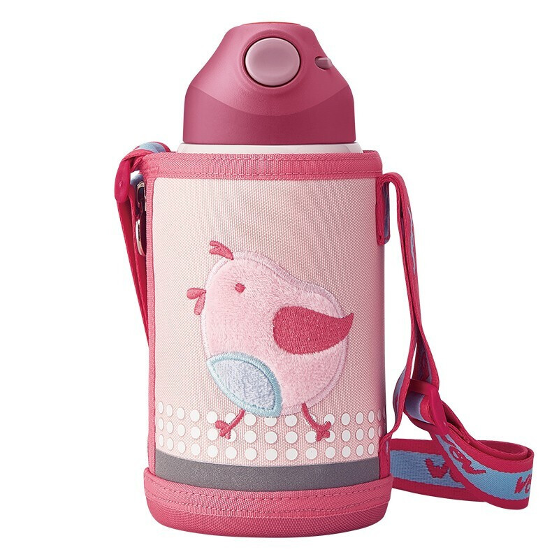 苏泊尔（SUPOR）保温杯儿童保温水杯304不锈钢真空水杯学生便携杯子卡通杯子 KC67DG10咕咕鸡670ml两用杯盖