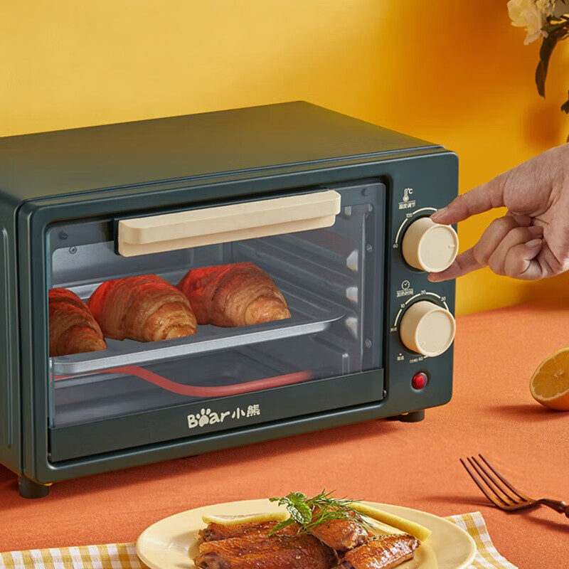 小熊（Bear） 电烤箱迷你烤箱多用10L家用容量独立控温控时烘烤 DKX-F10H2
