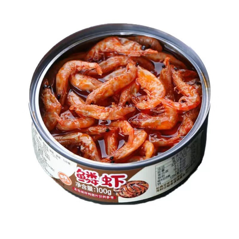 香辣磷虾罐头 100g*6罐