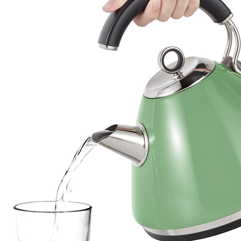 摩飞电器（Morphyrichards） 家用电热水壶进口304不锈钢大容量烧水壶 MR7456A MR7456A绿色1.5L