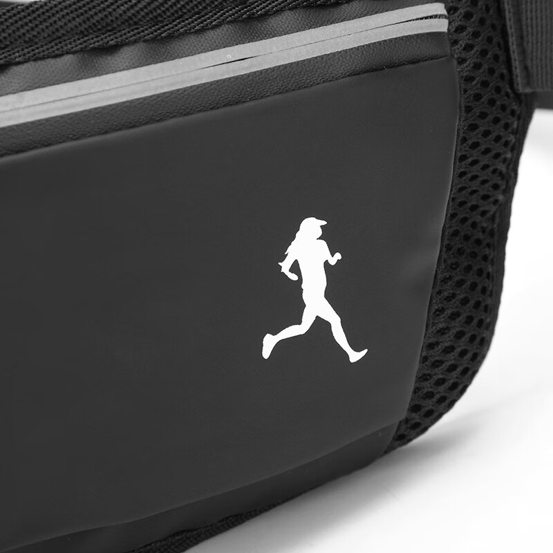 恒源祥（HYX）跑步手机袋运动腰包男女款健身小包户外晨跑装备轻薄防水隐形腰带 运动隐形腰包HYX0601黑色