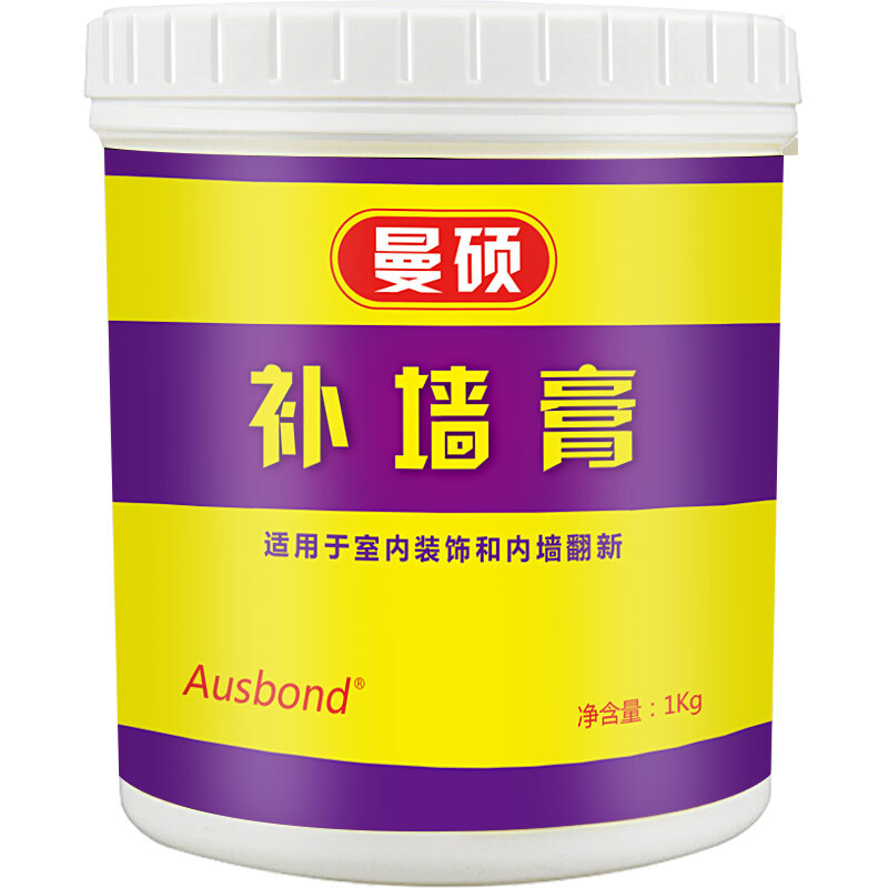 奧斯邦（Ausbond）補墻膏墻面修補墻漆白色防水涂料翻新裂縫墻皮脫落內墻壁洞釘眼修復防潮凈味刷墻膩子膏粉