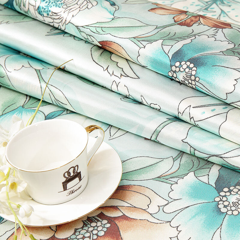 富安娜冰丝印花席薄荷1.2米