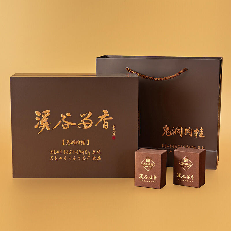 溪谷留香精行系列鬼洞肉桂武夷岩茶岩韵深厚花果香礼盒装50g