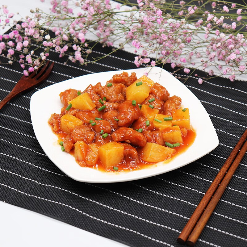 聚春园荔枝肉350g家庭装方便菜闽菜厨师猪肉冷冻加热速食懒人福音菜肴 荔枝肉350g