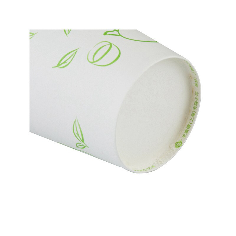 史泰博 纸杯/塑料杯 一次性加厚水杯 冷热两用隔热杯子 办公专用 茶香图案(100只/250ml)