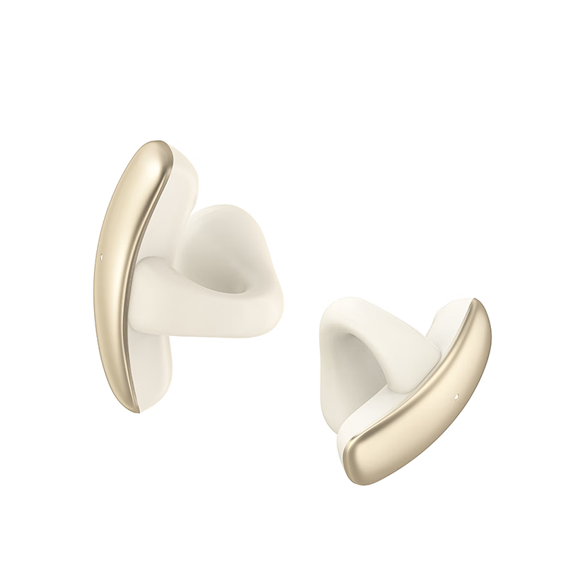 RECCI锐思REP-W83无线耳机人体工学夹耳设计无感佩戴舒适贴耳久带不痛耳蓝牙耳机 云岩白