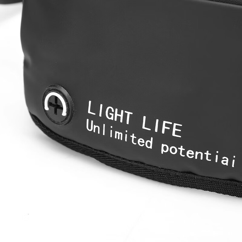 恒源祥（HYX）跑步手机袋运动腰包男女款健身小包户外晨跑装备轻薄防水隐形腰带 运动隐形腰包HYX0601黑色