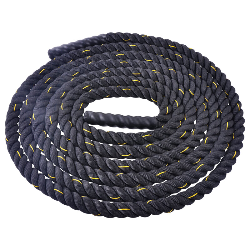 普洛战绳格斗绳锻炼专业体能MMA格斗训练绳健身甩绳15m长38mm直径