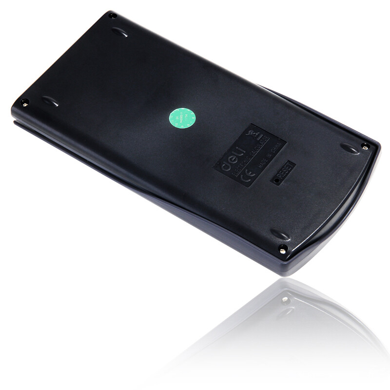 【开学必备】得力(deli)大屏幕双行显示滑动保护盖设计函数型计算器 科学计算机 深蓝 1710