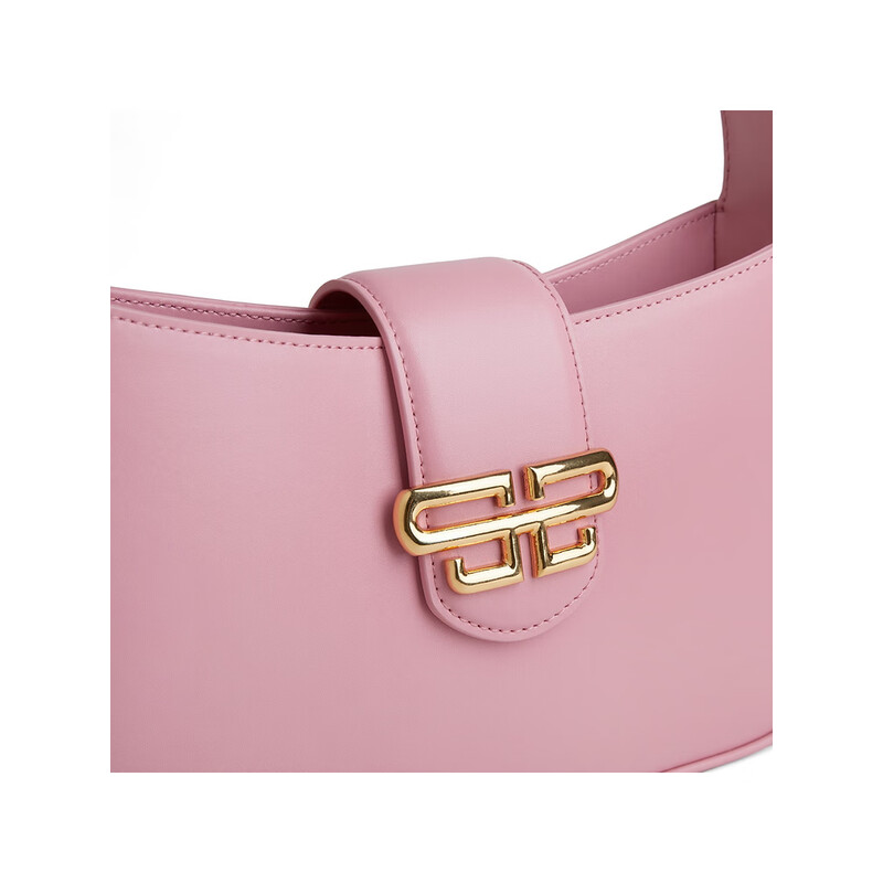 百丽包包女2023夏季新款简约质感轻奢腋下包X9060BX3 粉色 F