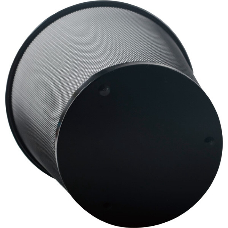 史泰博 金属网状垃圾桶 塑料垃圾桶 圆形方形纸篓垃圾桶家用办公 黑色 金属 圆形大号 29.5*35cm