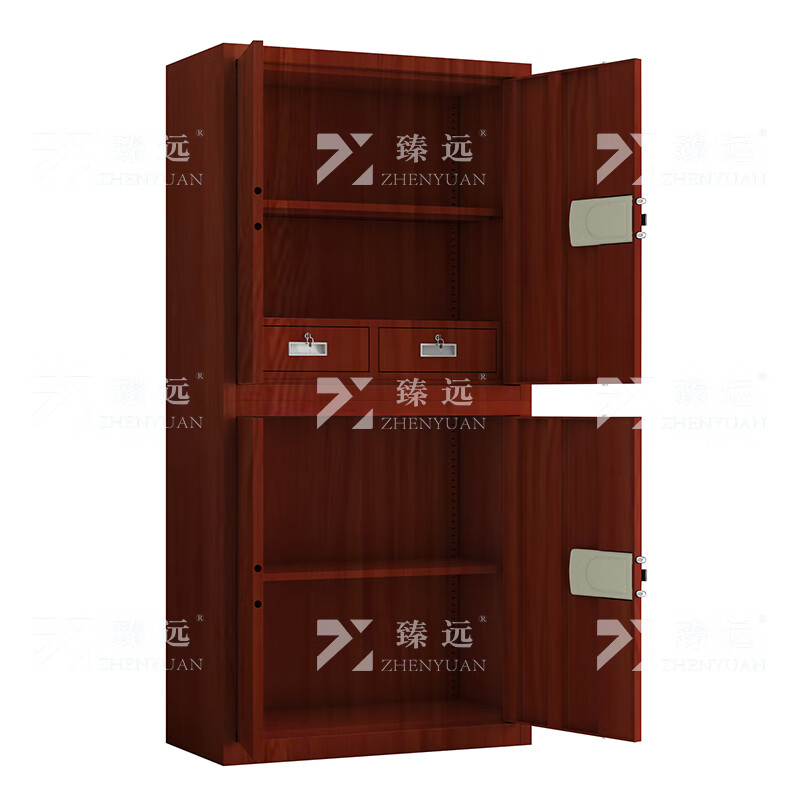 臻远ZYJJ-80060 钢制保密柜保险柜保密档案资料柜 分双节电子锁