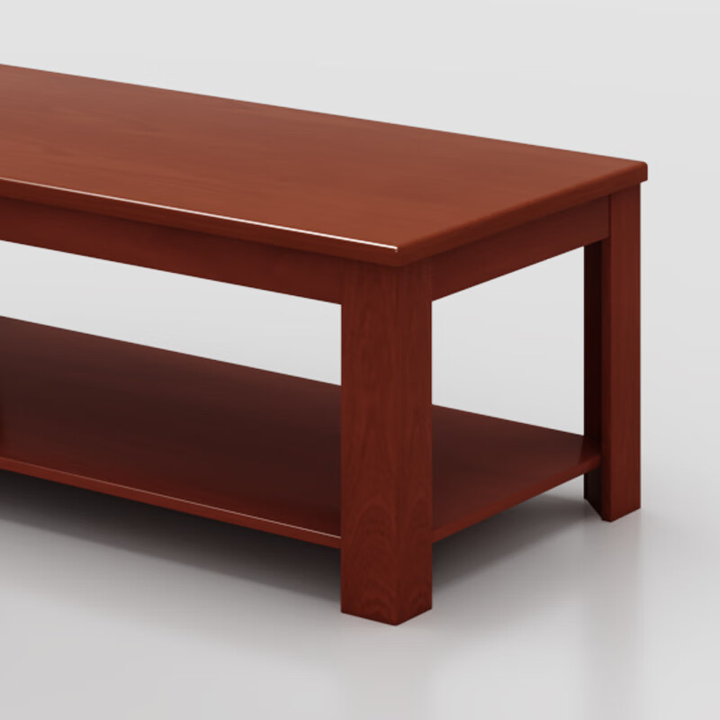 臻远ZY-CCJ-01 办公家具长茶几实木贴皮茶几沙发配套茶几1.2米