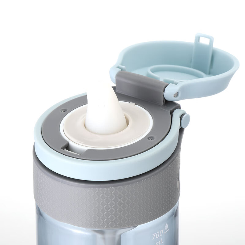 乐扣乐扣（locknlock）塑料杯大容量运动骑行旅行方便携带大容量水杯儿童杯子 ABF765BLU蓝色 750ml 1个