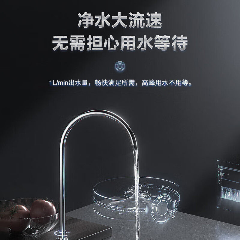 安吉尔J3363-ROS63商用净水设备400G大水量 厨房办公室五级过滤净水器