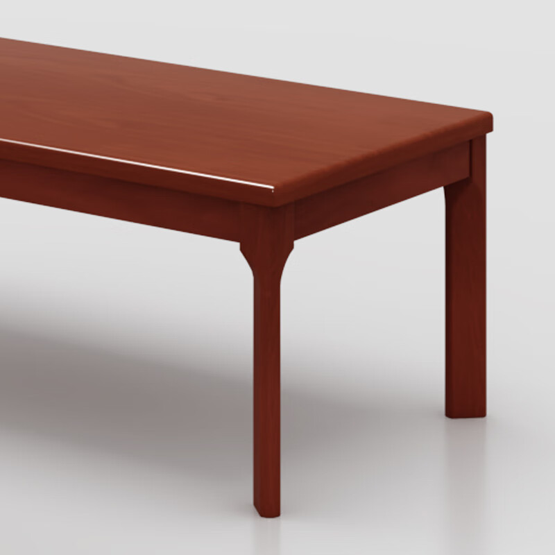 臻远ZY-CCJ-02 办公家具长茶几实木贴皮茶几沙发配套茶几1.2米