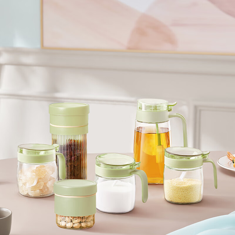 艾逸瑶选 晶萃系列油壶调味储物罐7件套CJ-21129