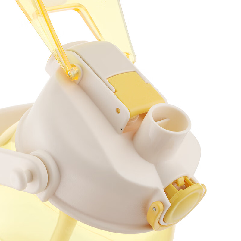 乐扣乐扣（locknlock）双饮嘟嘟壶便携提手高颜值大肚杯学生水杯1.2L密封HLC684YELFU