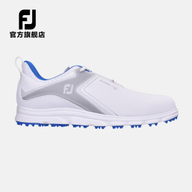 FootJoy高尔夫球鞋男士无钉高尔夫鞋FJ Superlites XP球鞋运动休闲鞋轻量防滑男鞋 58060-白色 7=40码