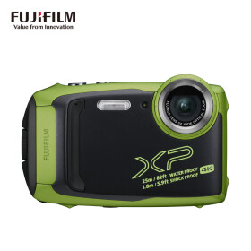 富士（FUJIFILM）XP140 运动相机 防水防尘防震防冻 5倍光学变焦 WIFI 光学防抖 蓝牙 石墨绿