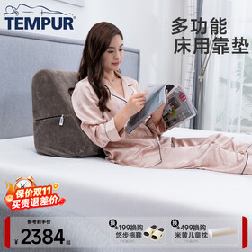 泰普尔（Tempur）tempur泰普尔丹麦原装进口记忆棉床头护椎靠垫大靠背垫靠垫护腰垫 床用靠垫