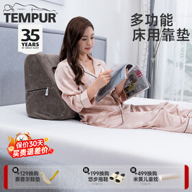 泰普尔（Tempur）tempur泰普尔丹麦原装进口记忆棉床头护椎靠垫大靠背垫靠垫护腰垫 床用靠垫