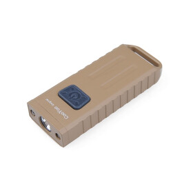 CooYoo 酷友 Usignal U型手电 LED强光 USB充电迷你便携钥匙扣手电筒 沙色