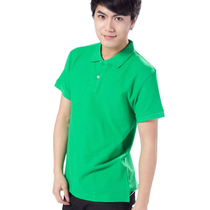 双珠地t恤 男士短袖 polo衫 浅绿色pd5886011 如图 xxl