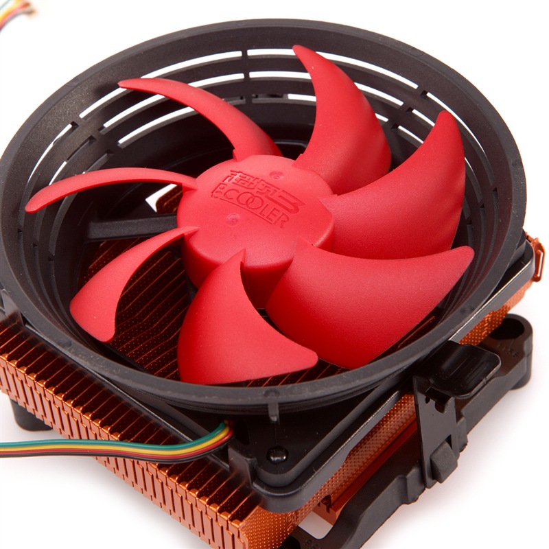 超频三（PCCOOLER）七星瓢虫智能版 CPU散热器（多平台/10cm智能风扇/下吹式/附带硅脂）