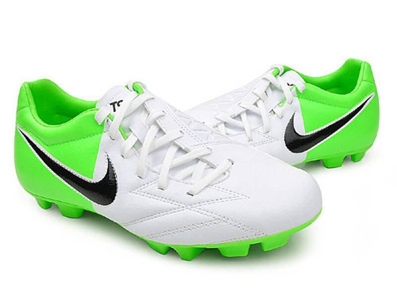 耐克nike 男子t90系列胶质长钉草地足球鞋-472548-170 白色 42.