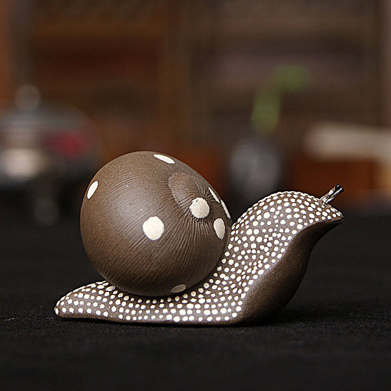 三义成 宜兴原矿紫砂茶宠吉尼斯纪录马志刚微雕摆件延年益寿茶道周边