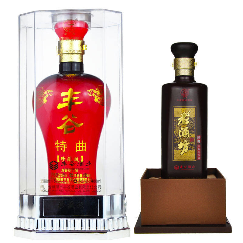 买1瓶 丰谷特曲珍藏级 送 1瓶 丰谷老酒坊经典装