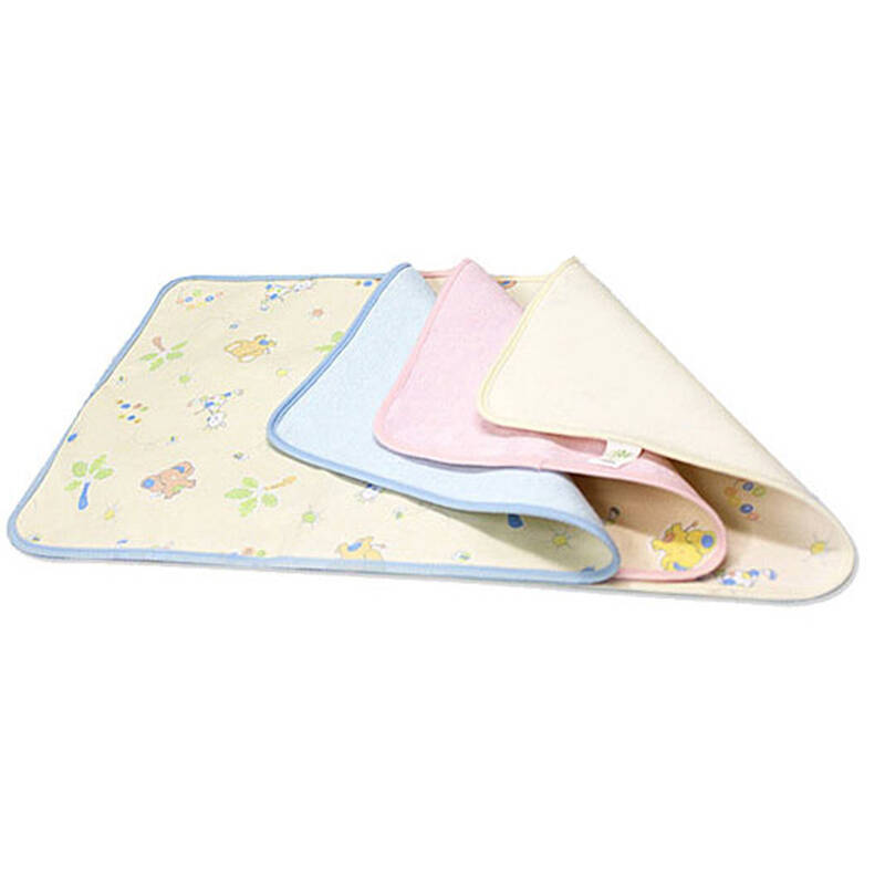 多米贝贝 竹纤维 法兰绒全棉婴儿隔尿垫巾 3层2面 防水透气小,中,超