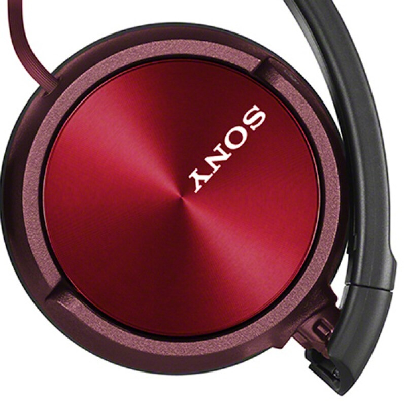 索尼（SONY） MDR-ZX310 头戴式立体声耳机  红色