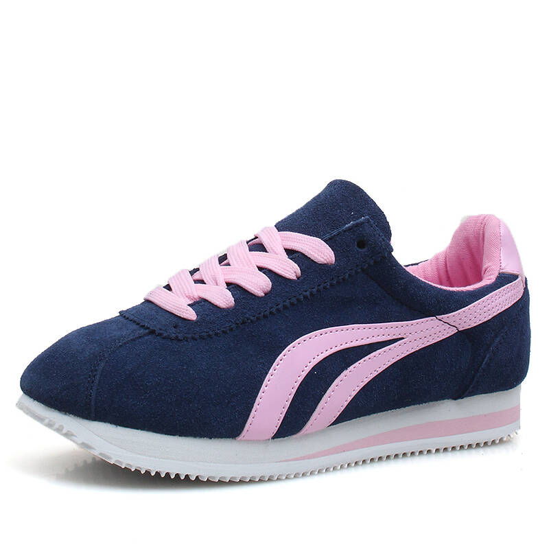 吉星宇 春夏款真皮磨砂皮阿甘鞋运动鞋轻便跑步鞋女鞋跑鞋炮弹鞋890