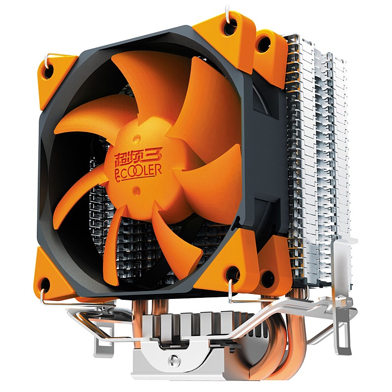 超频三（PCCOOLER）星海S88 CPU散热器（8cm智能减震风扇/多平台/2热管/配导热硅脂）