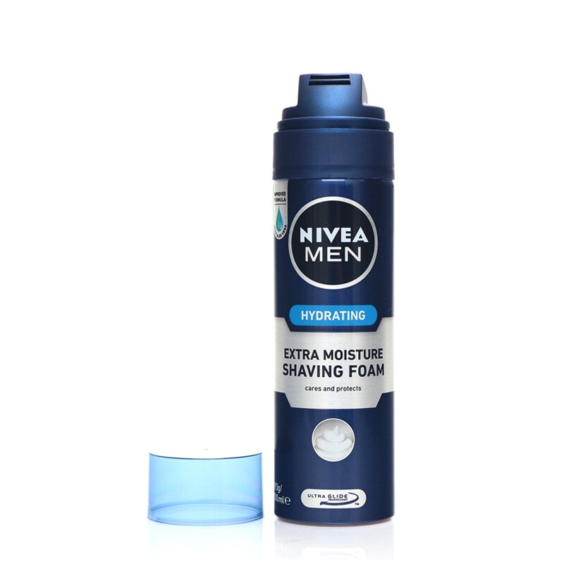 妮维雅(NIVEA)男士刮胡泡200ml（剃须泡 温和 清爽舒缓 德国进口）