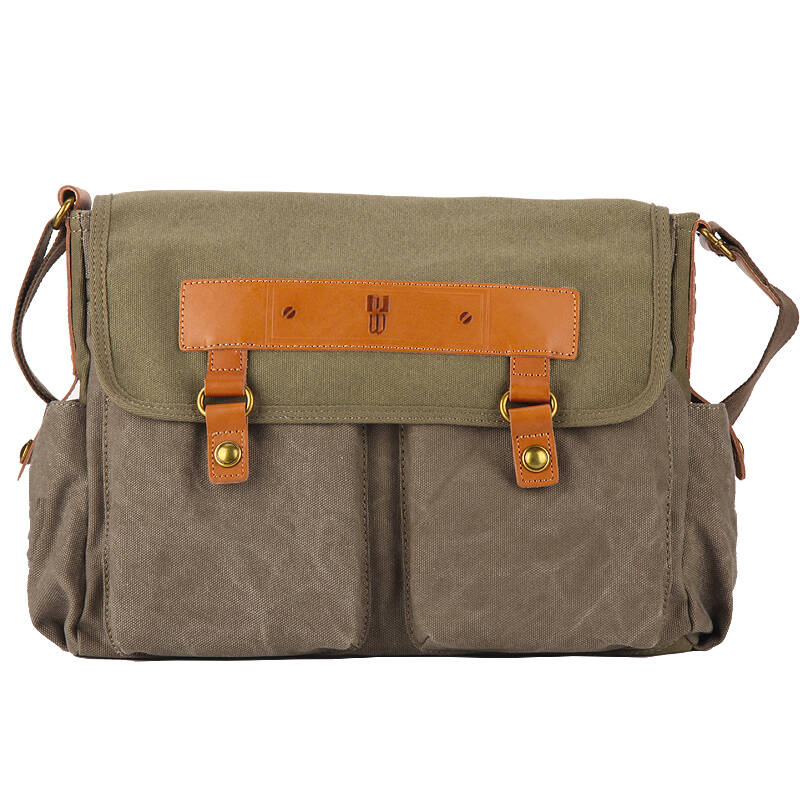 漂流木帆布包男单肩斜跨手提邮差包包休闲包英伦复古包潮包韩版单肩包