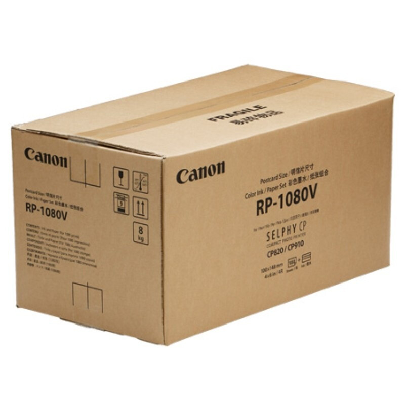 佳能（Canon）RP-1080V（1080張/箱）原裝6寸相紙 僅適用CP1300/CP1200/CP910