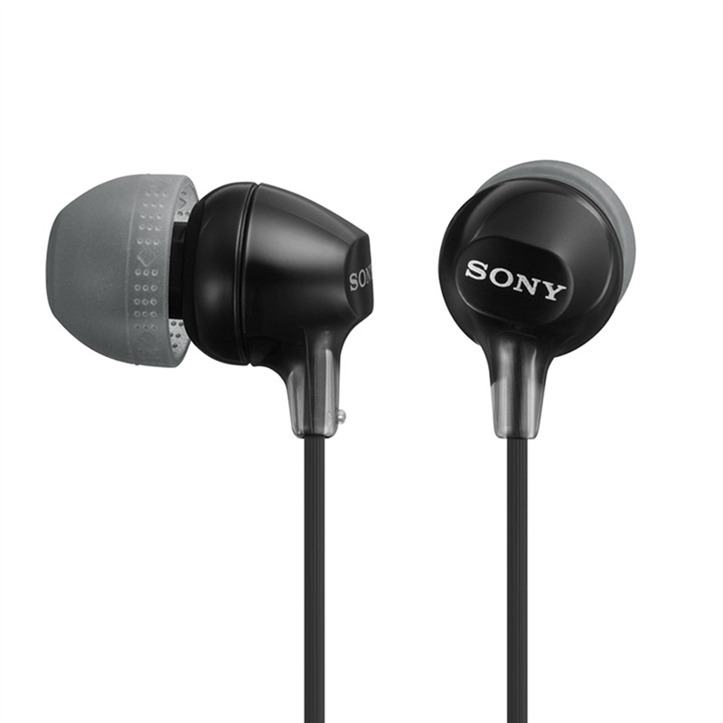 索尼（SONY） MDR-EX15LP 耳机入耳式重低音手机通用电脑音乐耳塞? 黑色