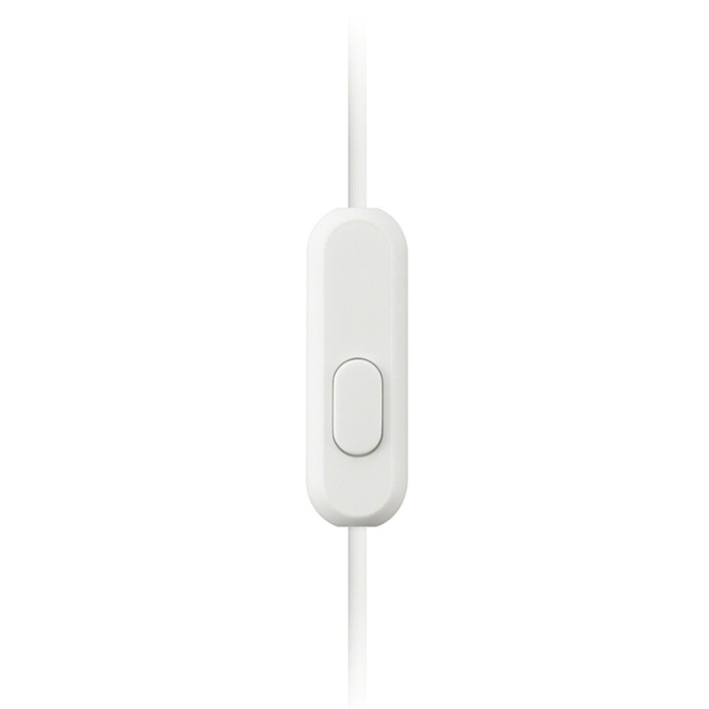 索尼（SONY） ?MDR-EX15AP 耳机入耳式重低音手机耳麦有线控通话电脑通用耳塞 白色