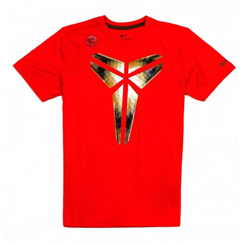 nike耐克 2013年新款kobe男子运动短袖t恤522864-657 红色 s