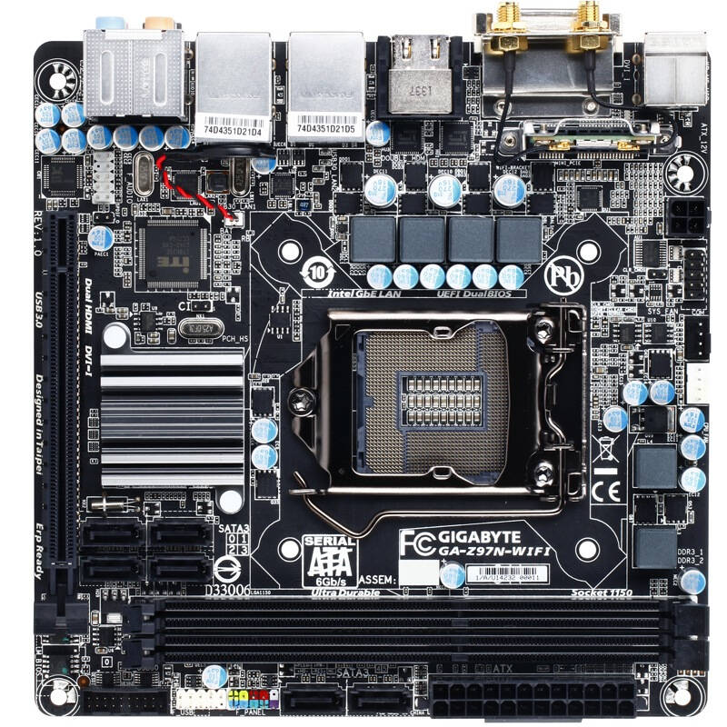 技嘉(gigabyte) z97n-wifi主板 (intel z97/ lga1150) 自營