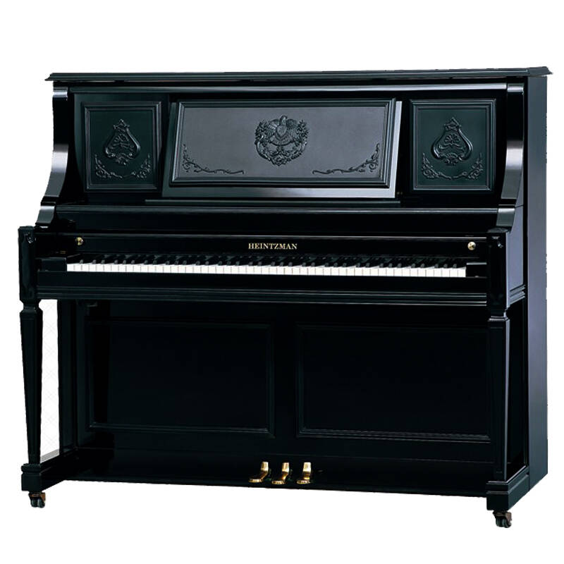 海资曼132cmd黑色亮光 立式钢琴